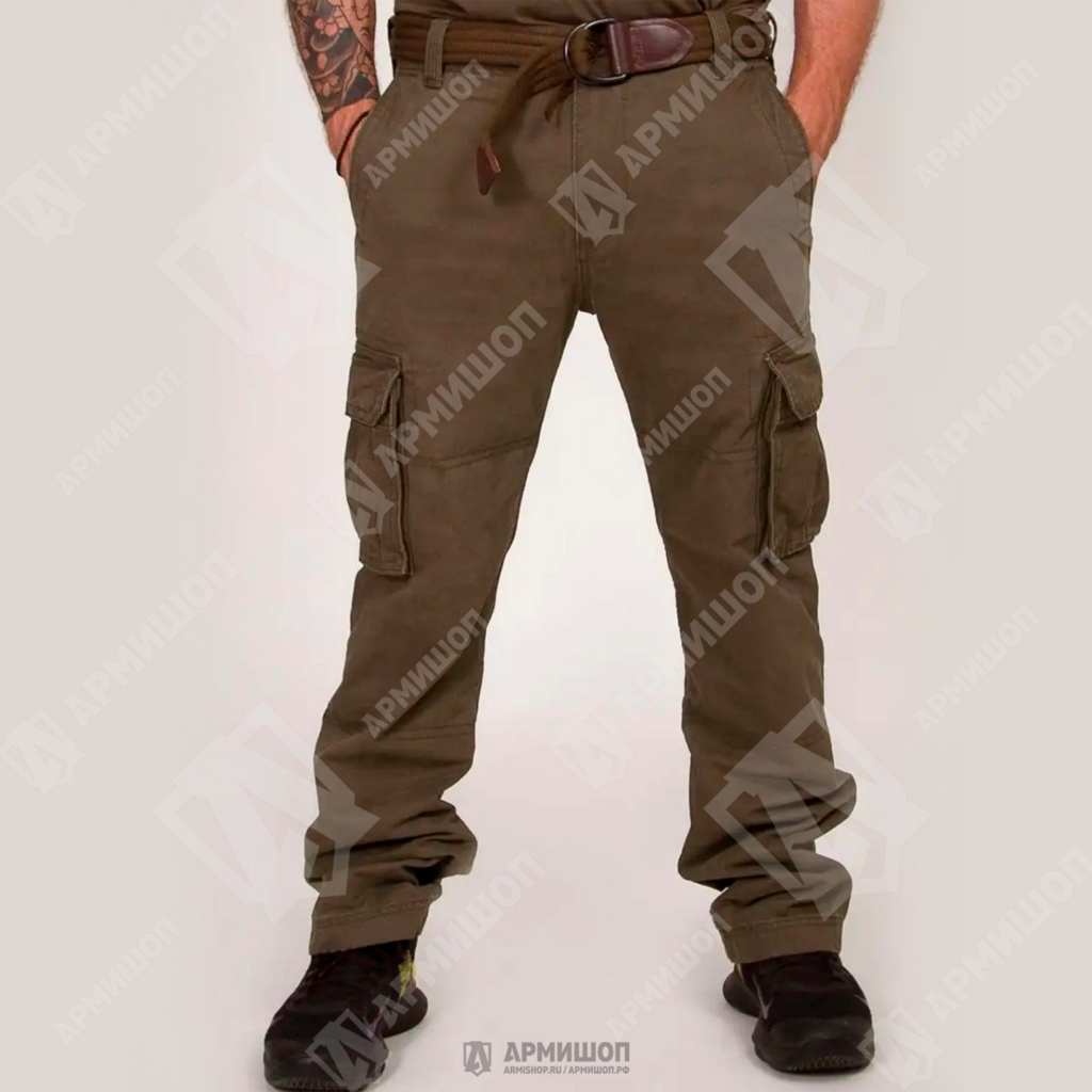 Брюки Abercrombie & Fitch Олива