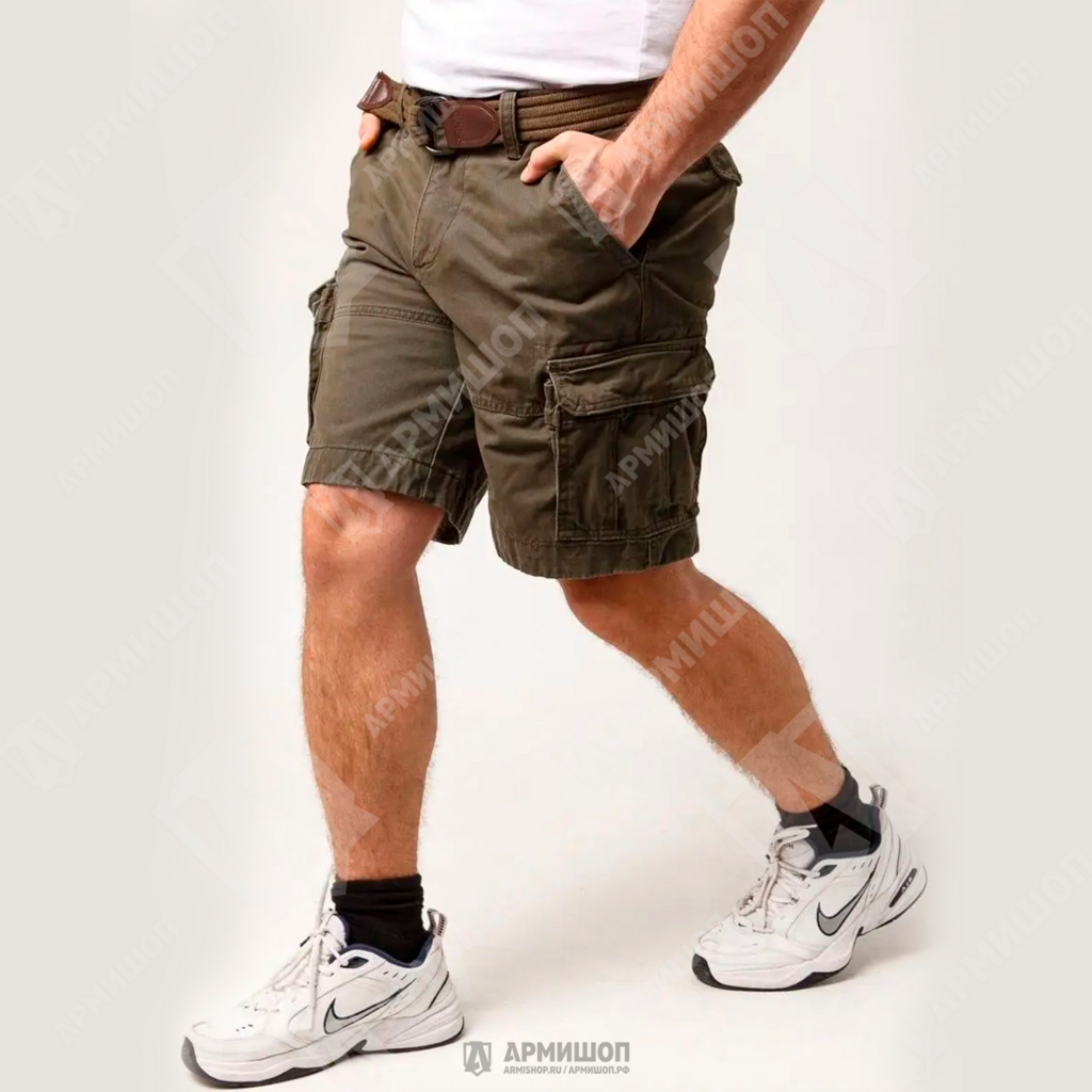 Шорты Abercrombie & Fitch Олива