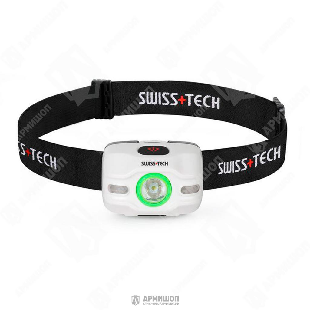 Фонарик налобный белый Swiss+Tech ST032002