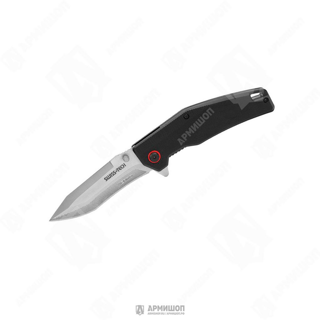 Нож складной Swiss+Tech 9см Би-Металл ST012001