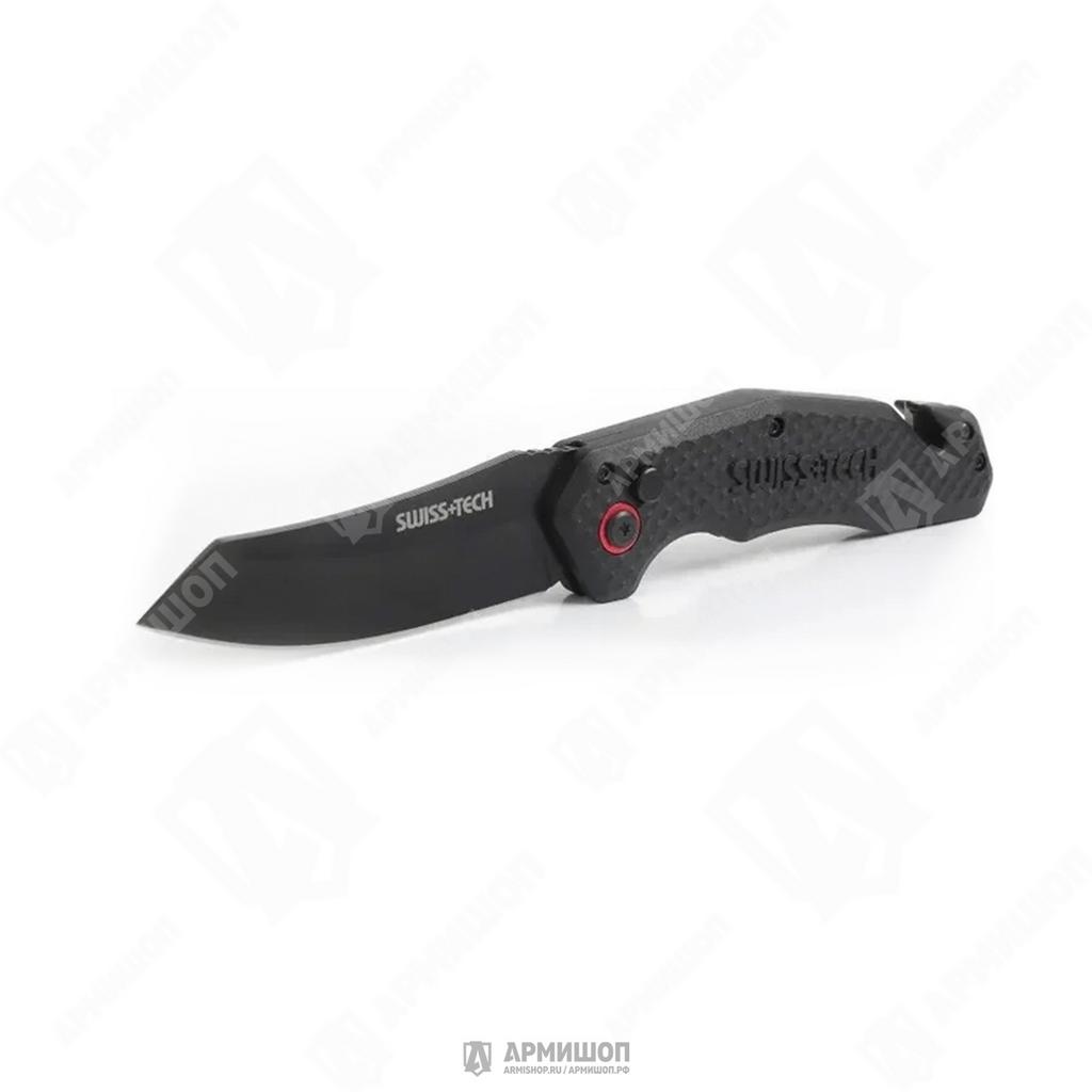 Нож складной Swiss+Tech 9см ручка-Nylon, Speed Opening ST014015