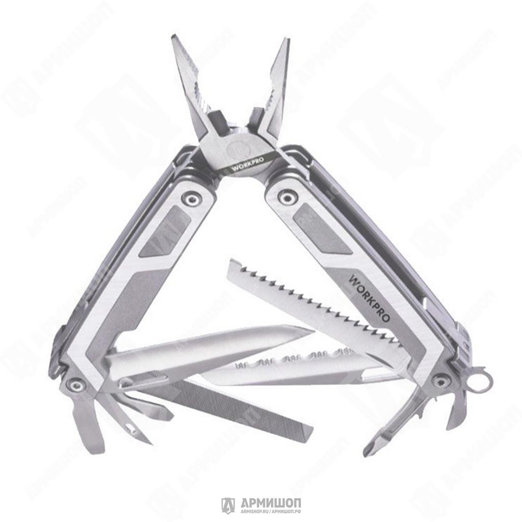 Мультитул WORKPRO 16 в 1. 178мм WP382008