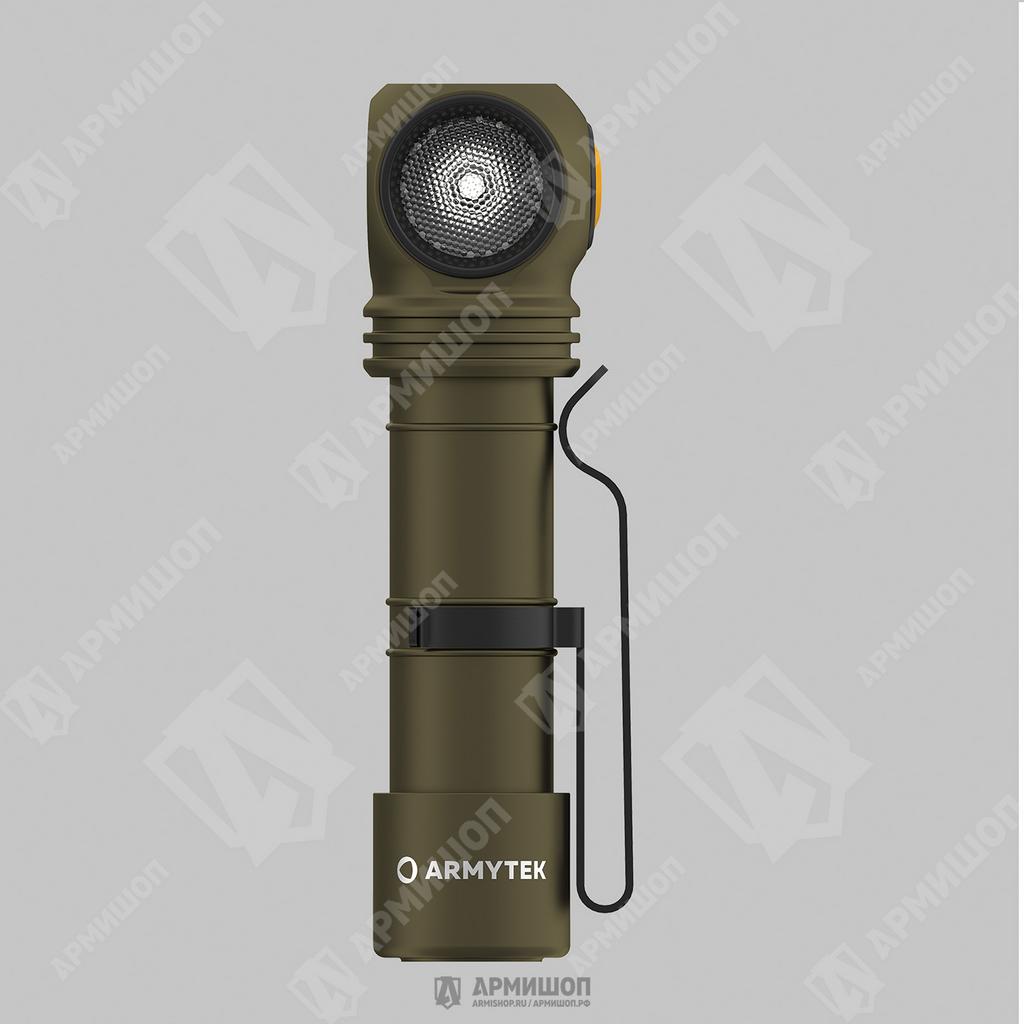 Фонарь Armytek Wizard C2 Pro Magnet USB Olive Белый свет