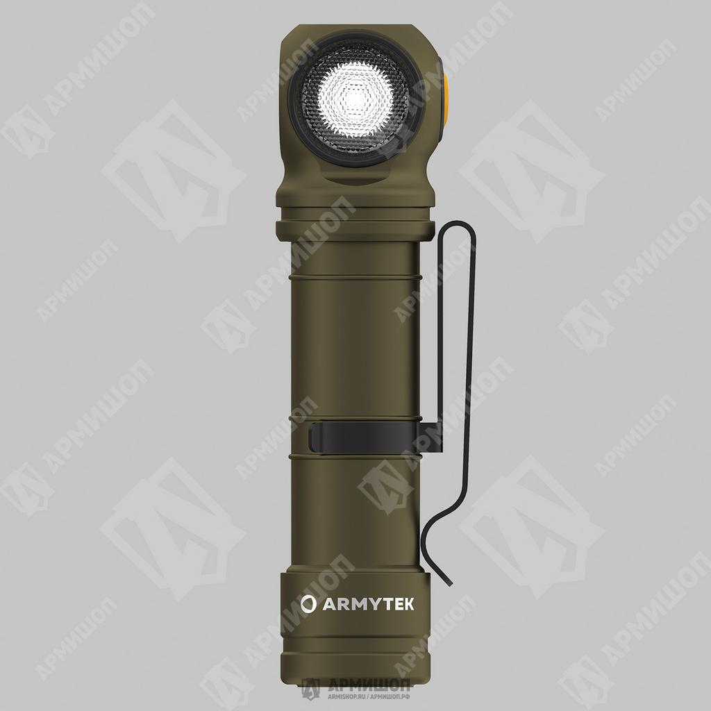 Фонарь Armytek Wizard C2 Pro Max Magnet USB Olive Белый свет