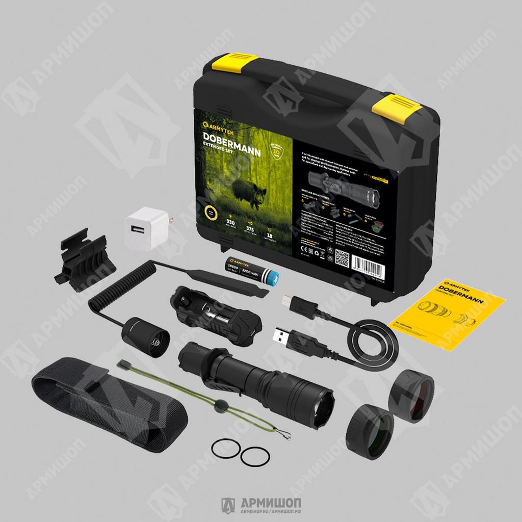 Фонарь Armytek Dobermann Extended Set Warm