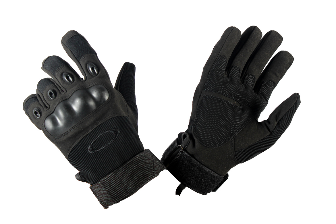 Перчатки Oakley со вставкой, черные