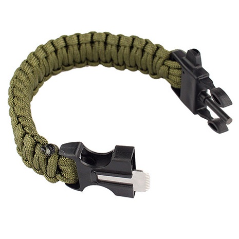 Паракордовый браслет выживания, Олива (Olive)