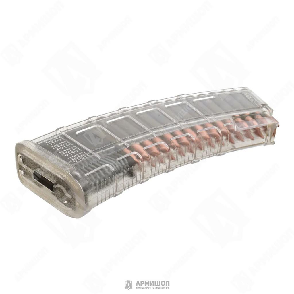 Комплект из 30 учебных патронов ММГ 5,45х39 (АК-74, АК-12), прозрачного магазина и композитного магазина