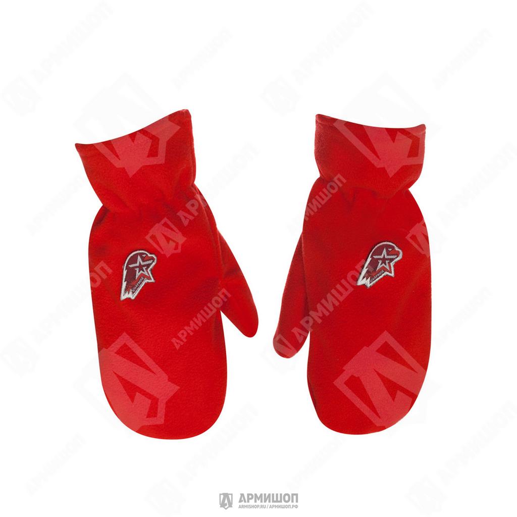 Рукавицы ЮНАРМИЯ красные