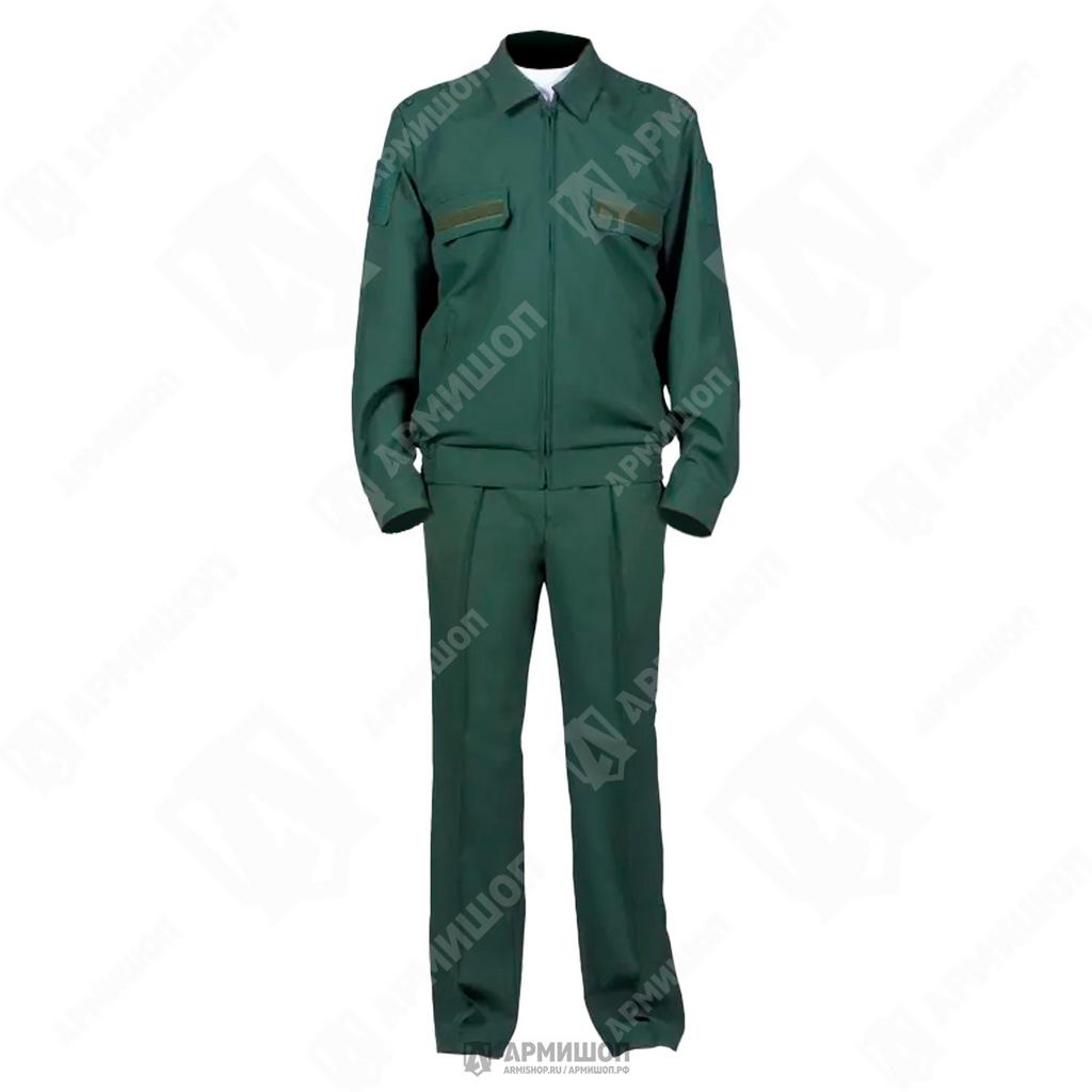 Костюм Росгвардия офисный д/р (цвет Сосна, ткань габардин)