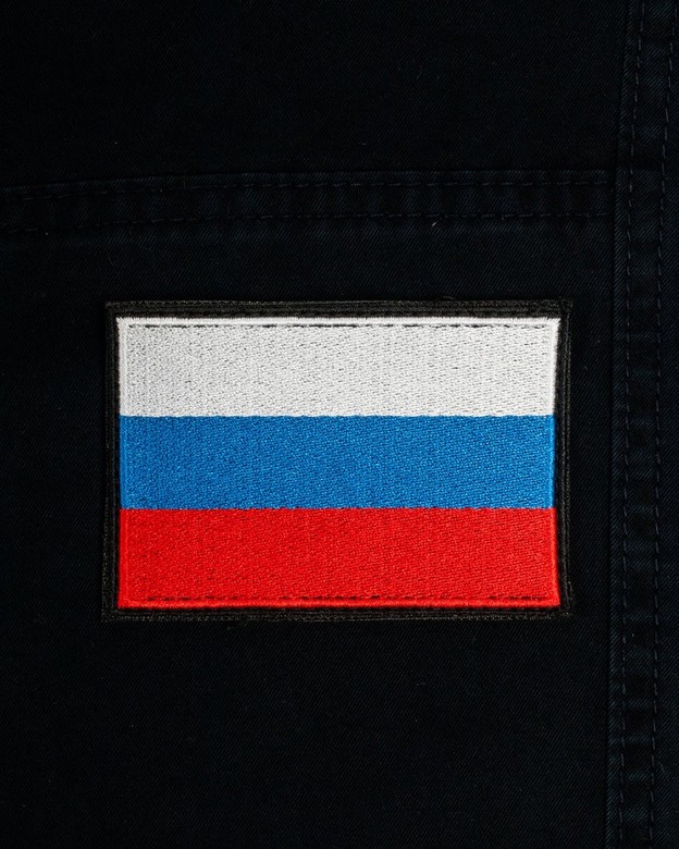 Шеврон «Флаг РФ» 9.5*6.1 см