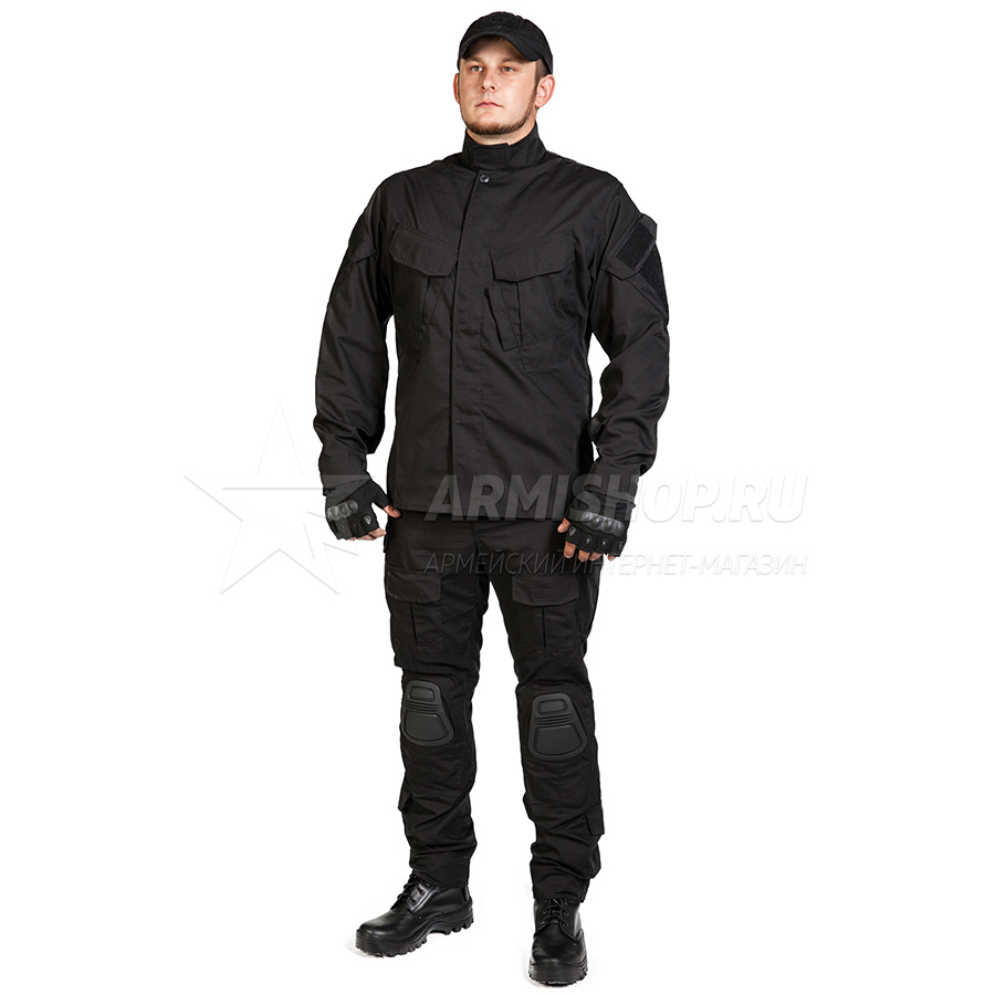 Костюм Гром Барс С наколенниками Черный