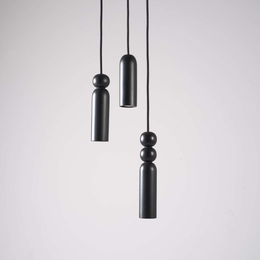 светильник из дерева kokeshi