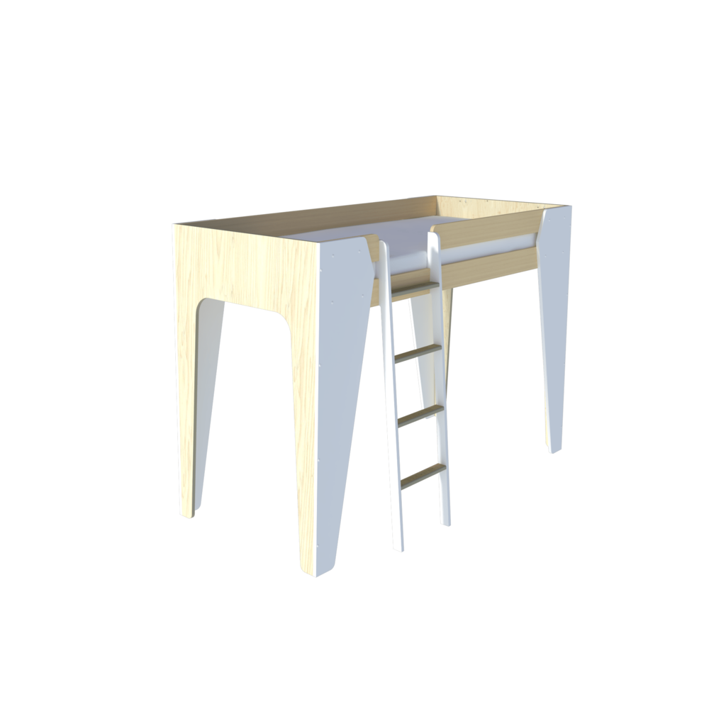 Высокая кровать NORSU