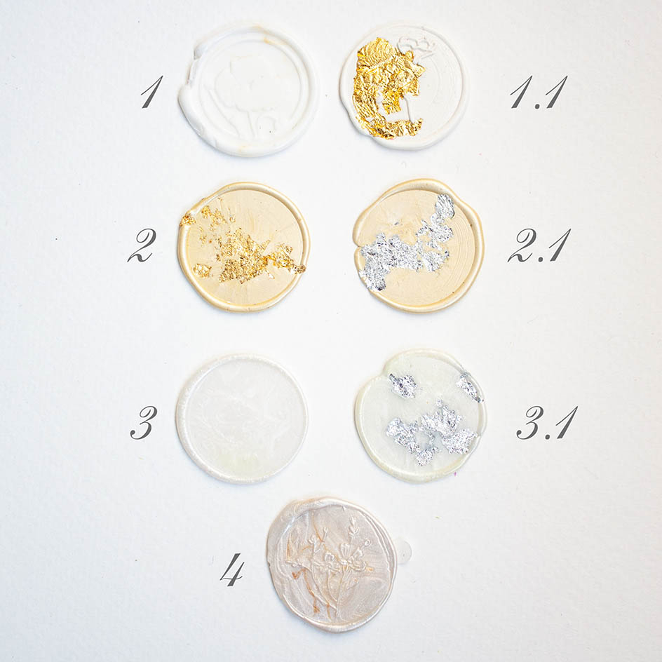 Сургучная печать для приглашений на свадьбу