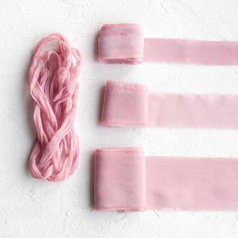 Лента "английский розовый"