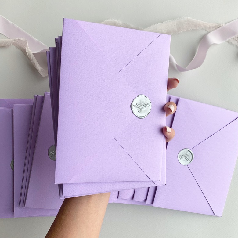 Конверт "лавандовый"