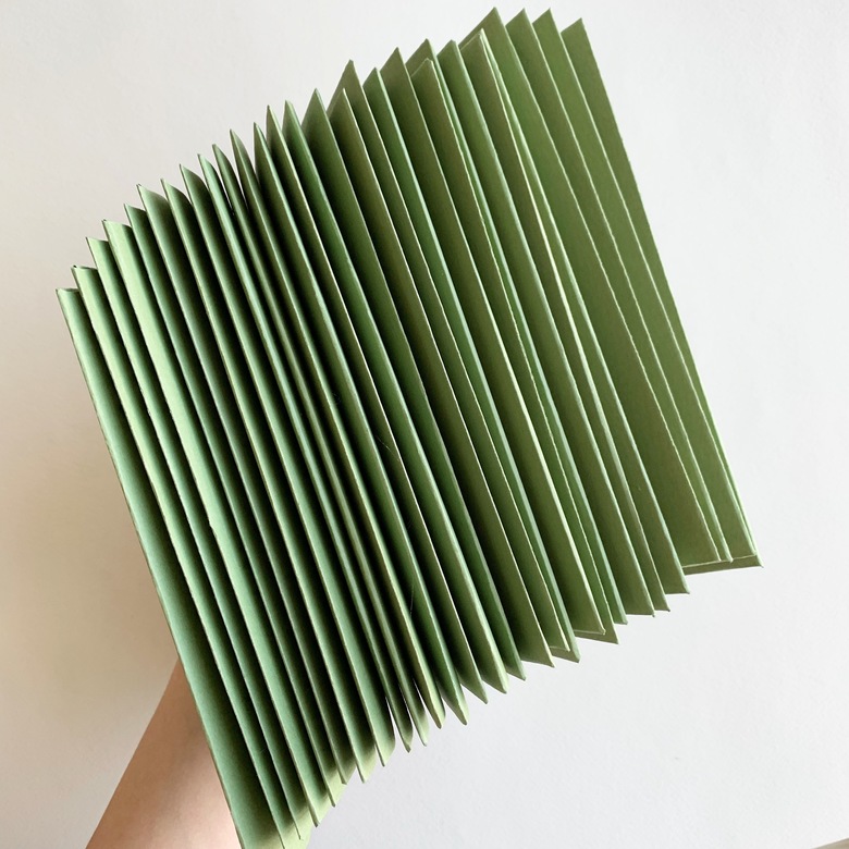 Конверт "теплый зеленый"