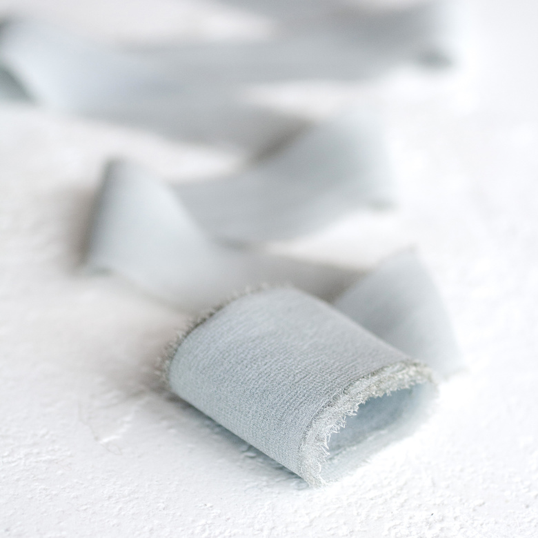 Лента из шифона "графит"