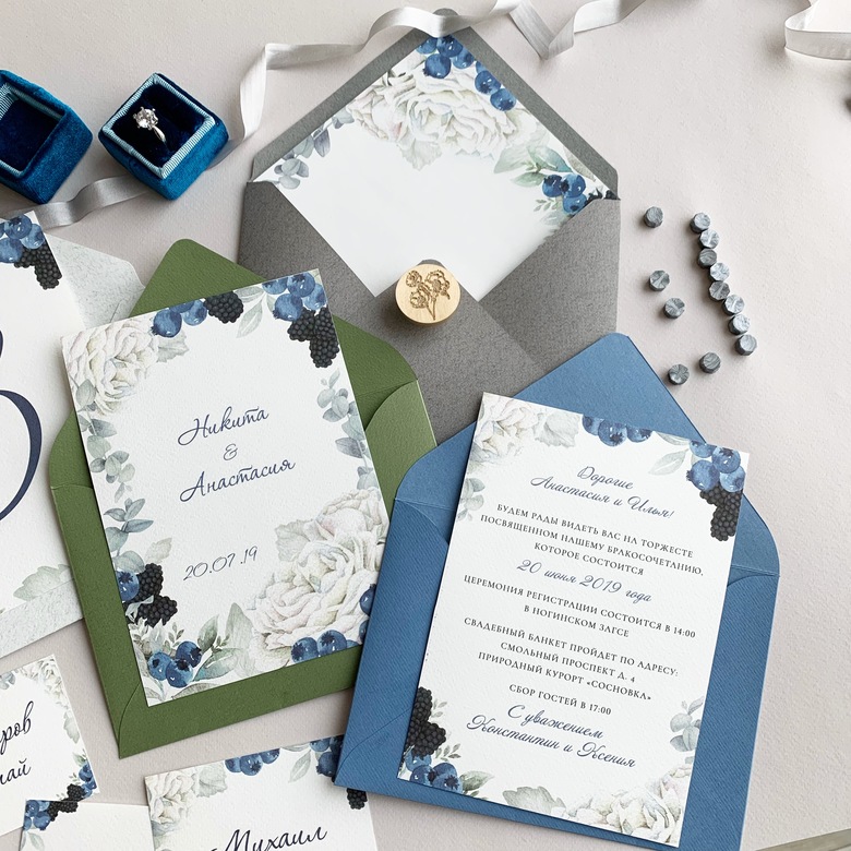Свадебные приглашения заказать Спб