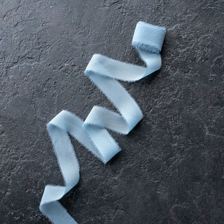 Лента из шифона "небесный голубой"