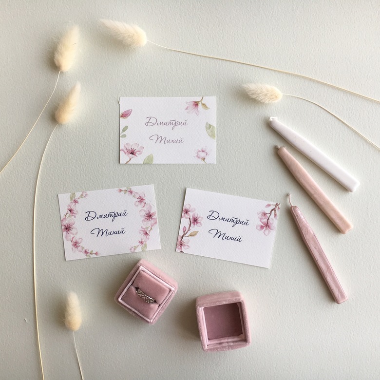 Рассудочные карточки на столы