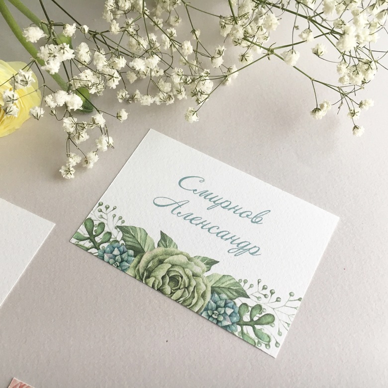 Карточки гостей