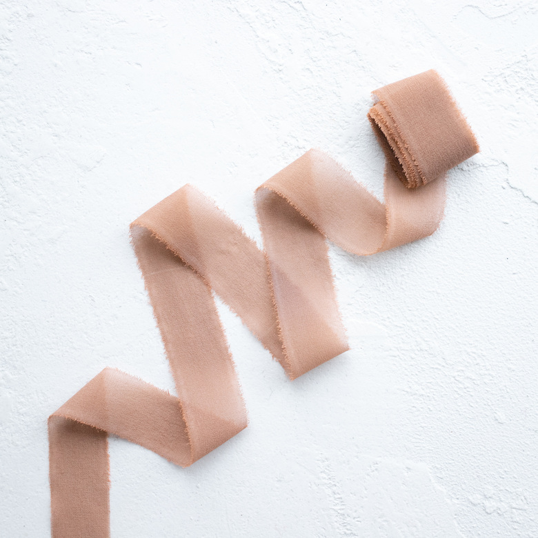 Лента из шифона "Какао"