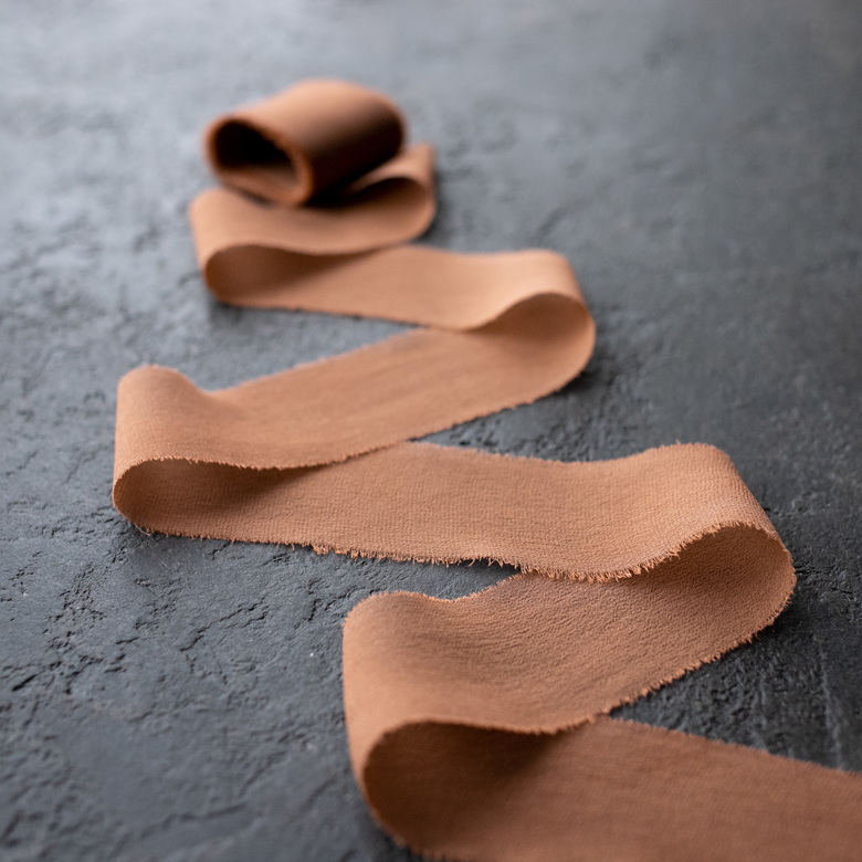 Лента из шифона "Корица"