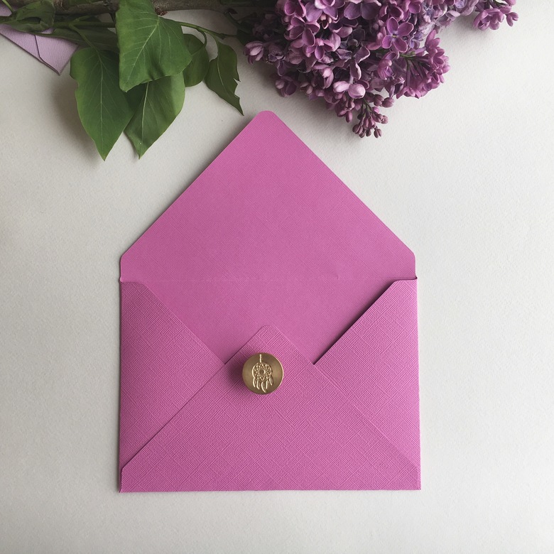 Конверт "цветущая сирень"