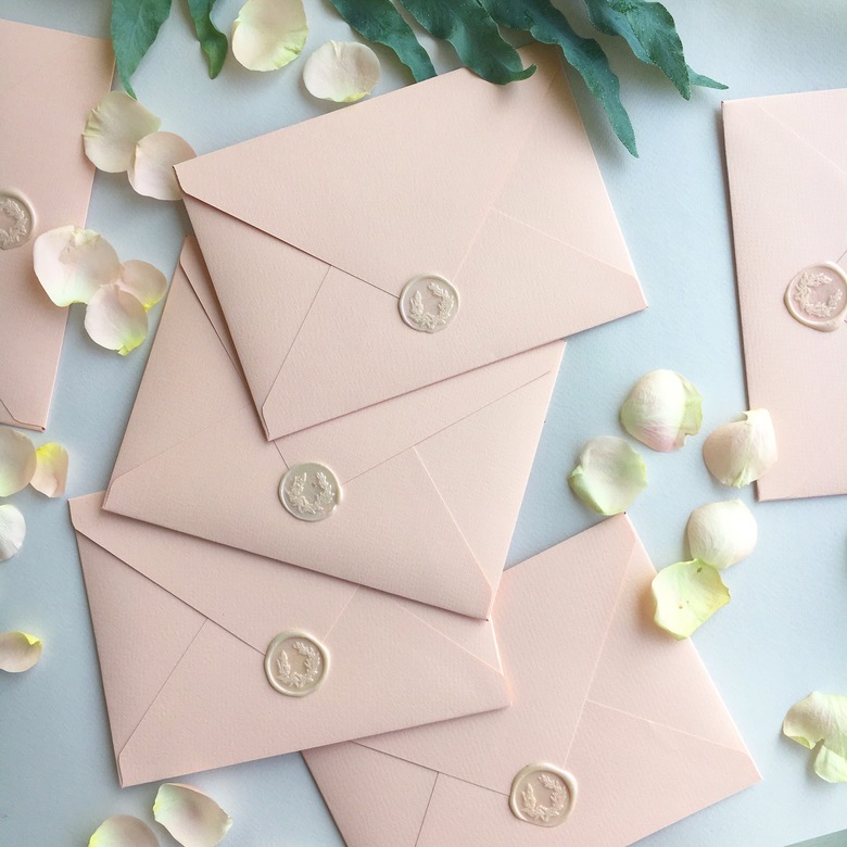 Конверт "персиковый"