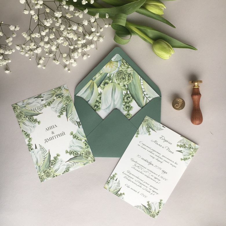 Свадебные приглашения заказать Спб
