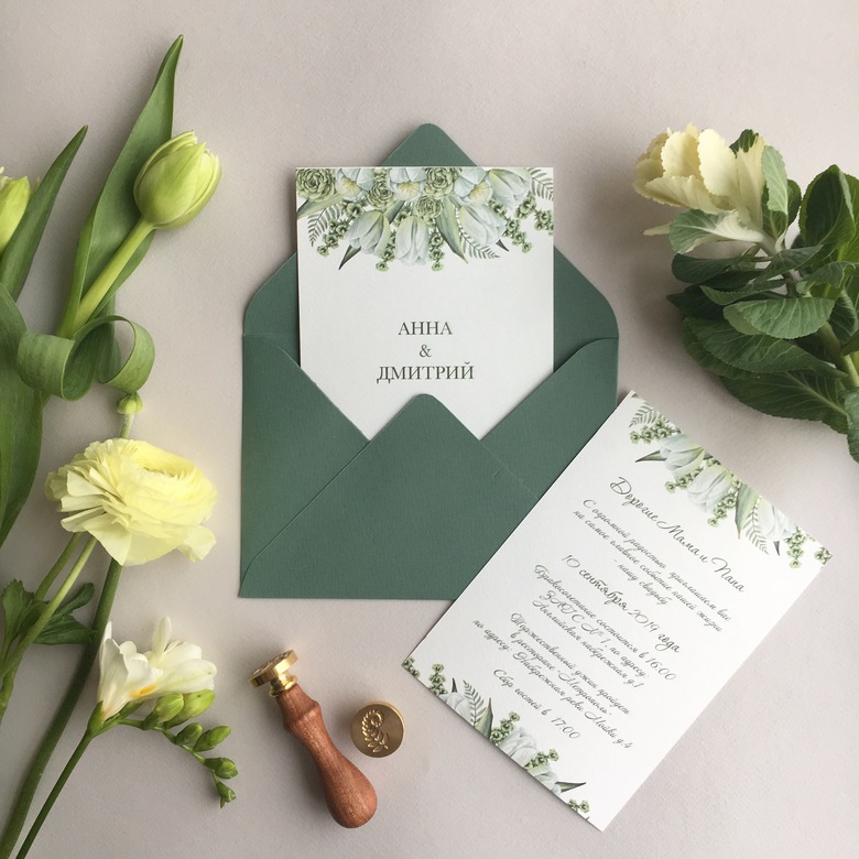 свадебные приглашения спб заказать