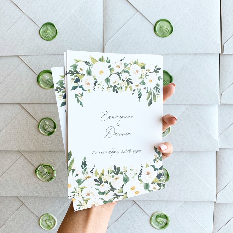 Пригласительные на свадьбу  в интернет-магазине купить в Москве и Санкт-Петербурге