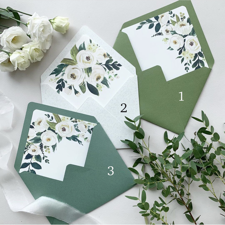 конверты зеленого цвета купить