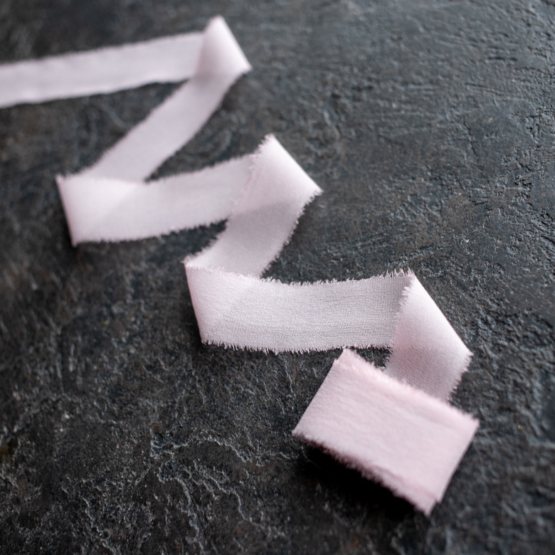 Лента из шифона "Пыльная роза"