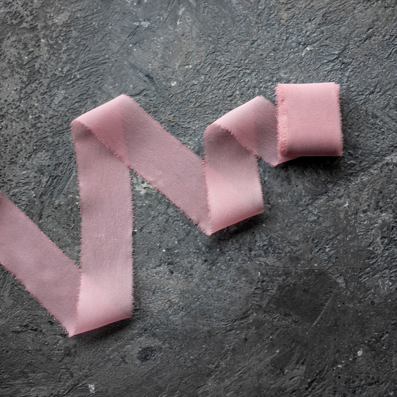 Лента из шифона "Ягодный"