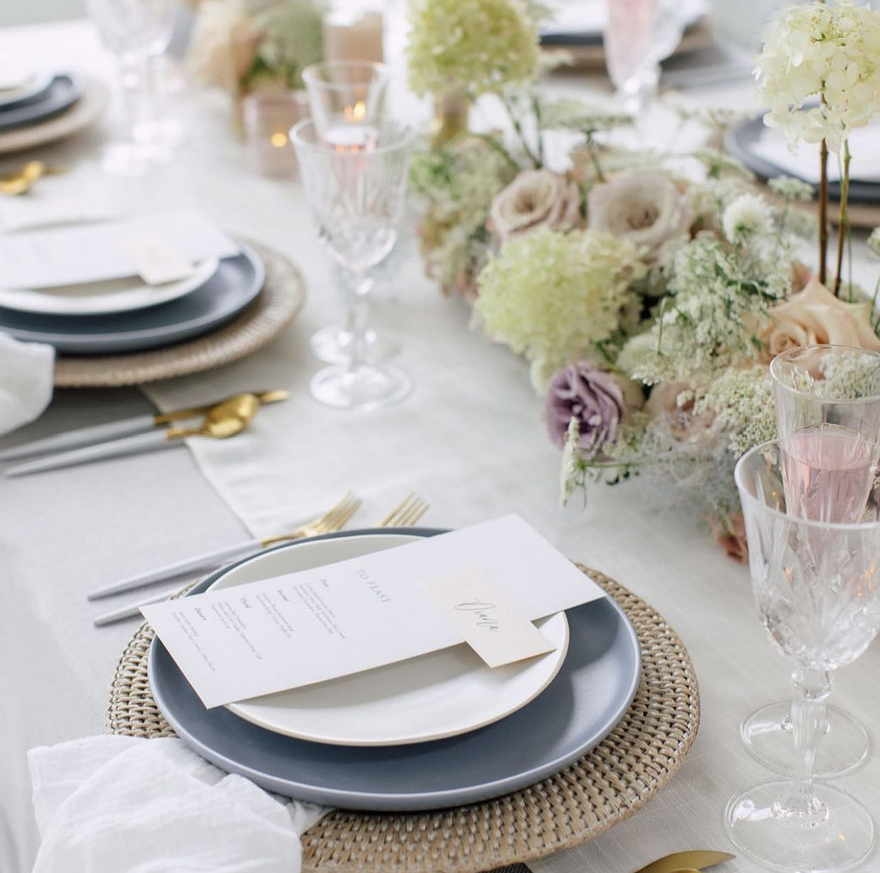 Свадебное меню в классическом стиле