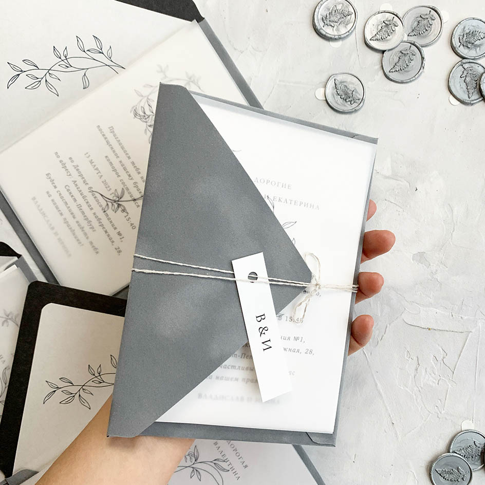 Красивые приглашения на свадьбу премиум класса