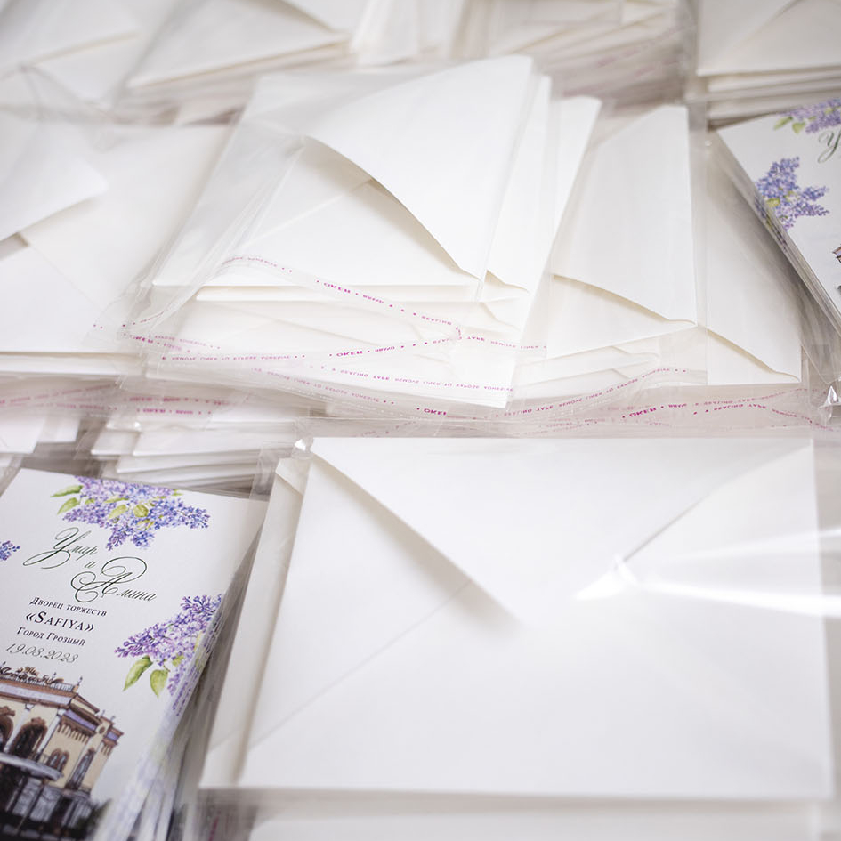 Конверты бархатные белые для свадьбы
