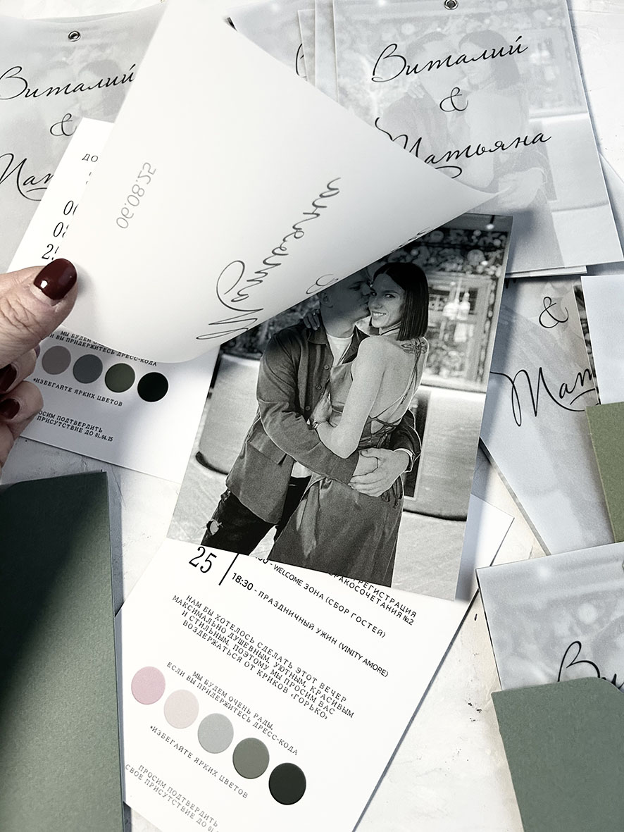 Приглашения с фото
