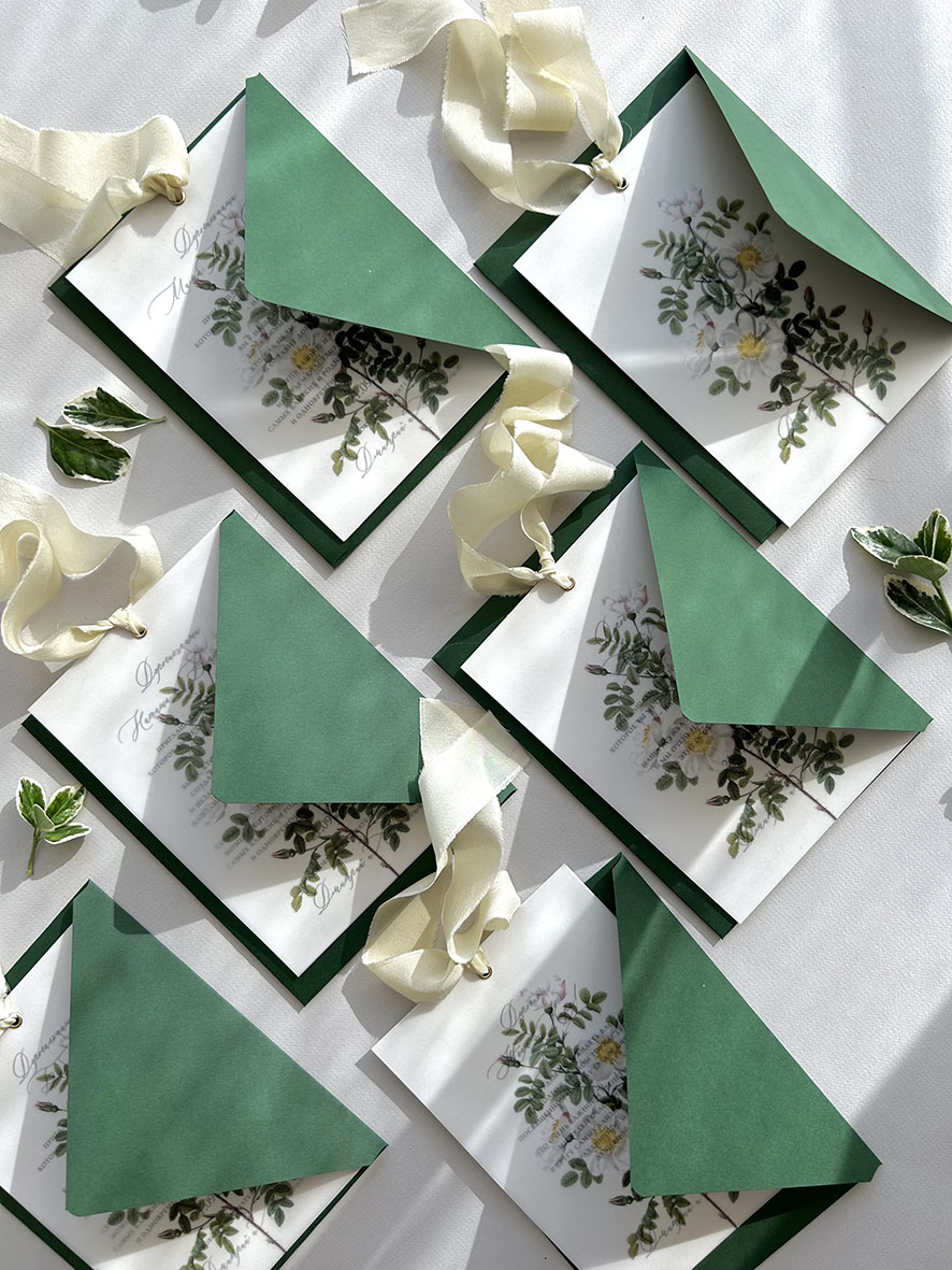 Красивое приглашение на свадьбу