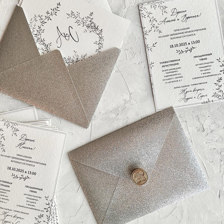 пригласительные на зимнюю свадьбу