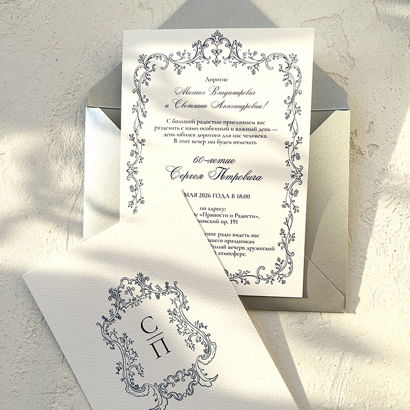 приглашение на юбилей мужчине на заказ