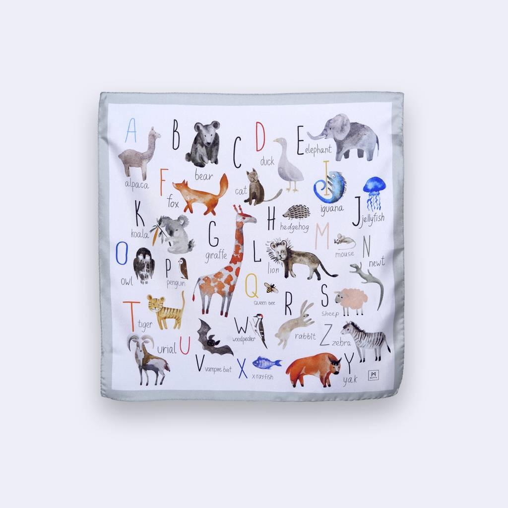 Платок-паше "Алфавит"