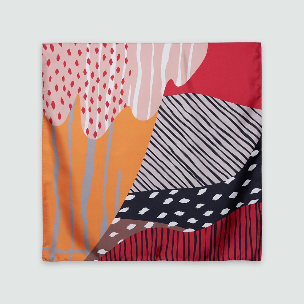 Платок-каре "Оранж"