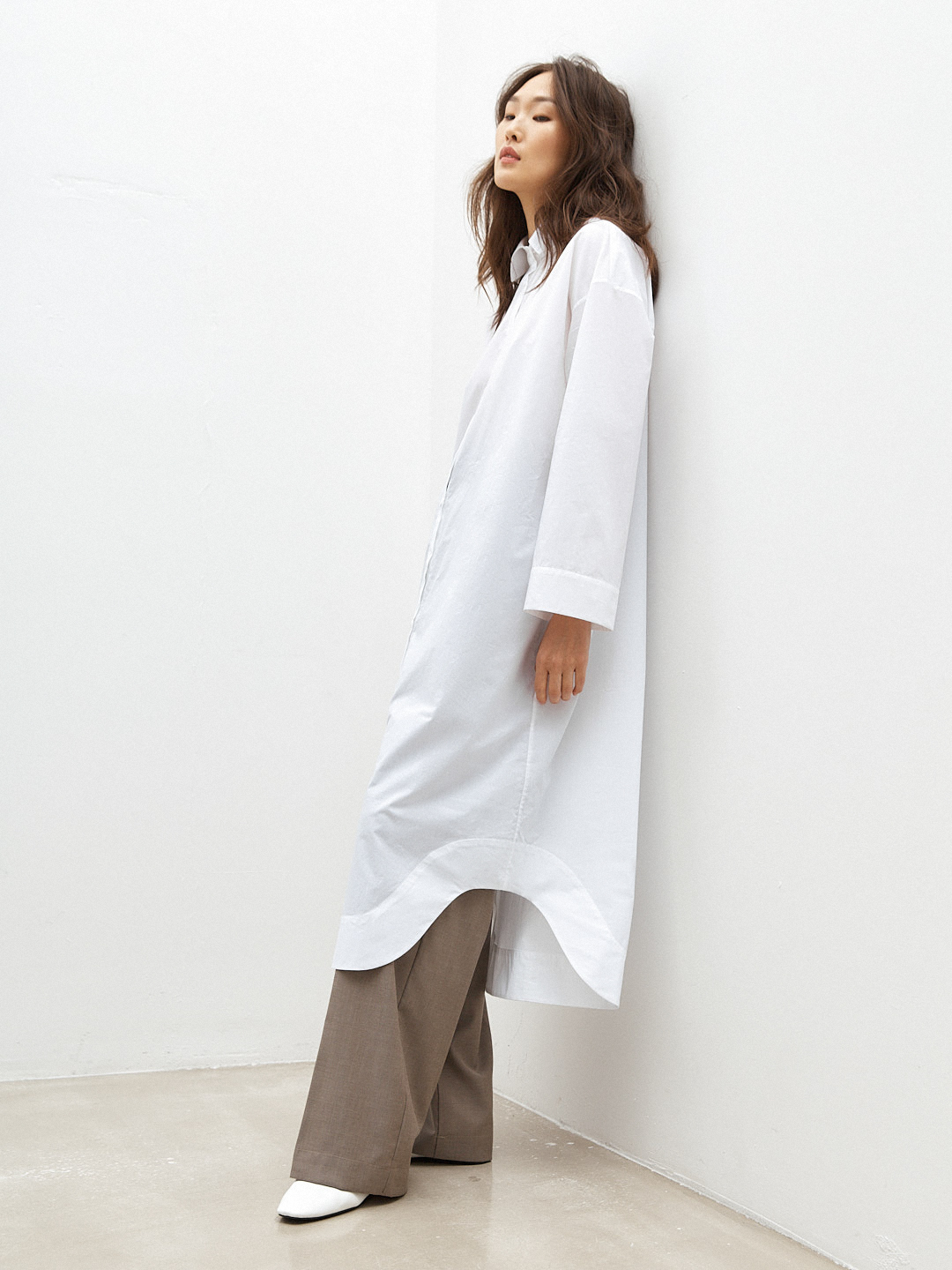 LONG LIGHT COTTON SHIRT