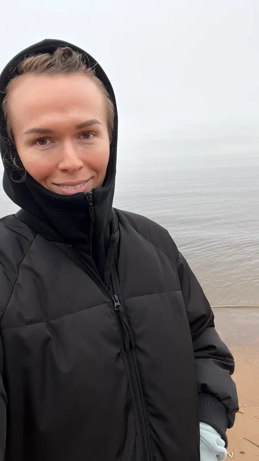 Капор 2 цвета