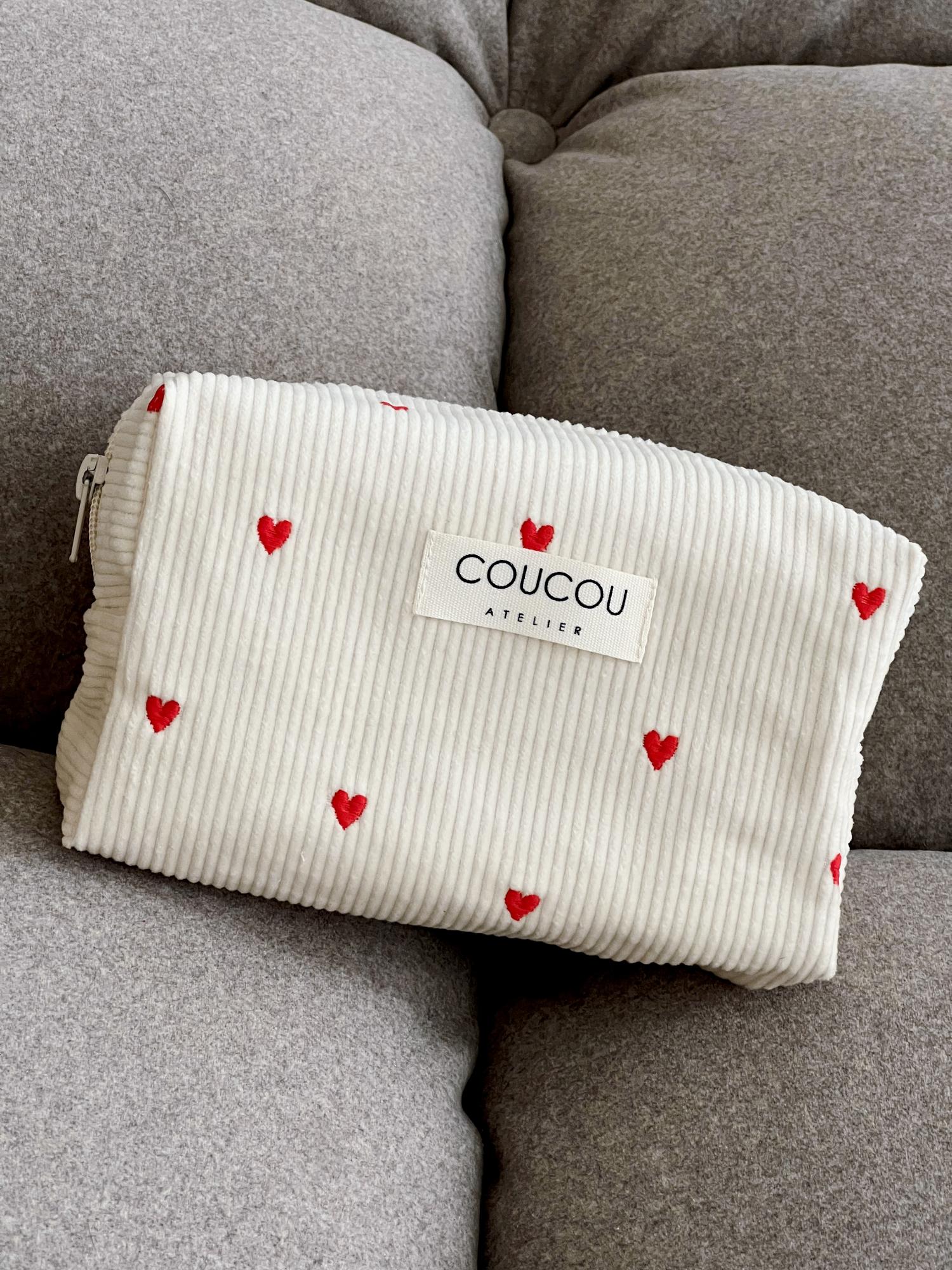 Косметичка COUCOU "Сердечки"