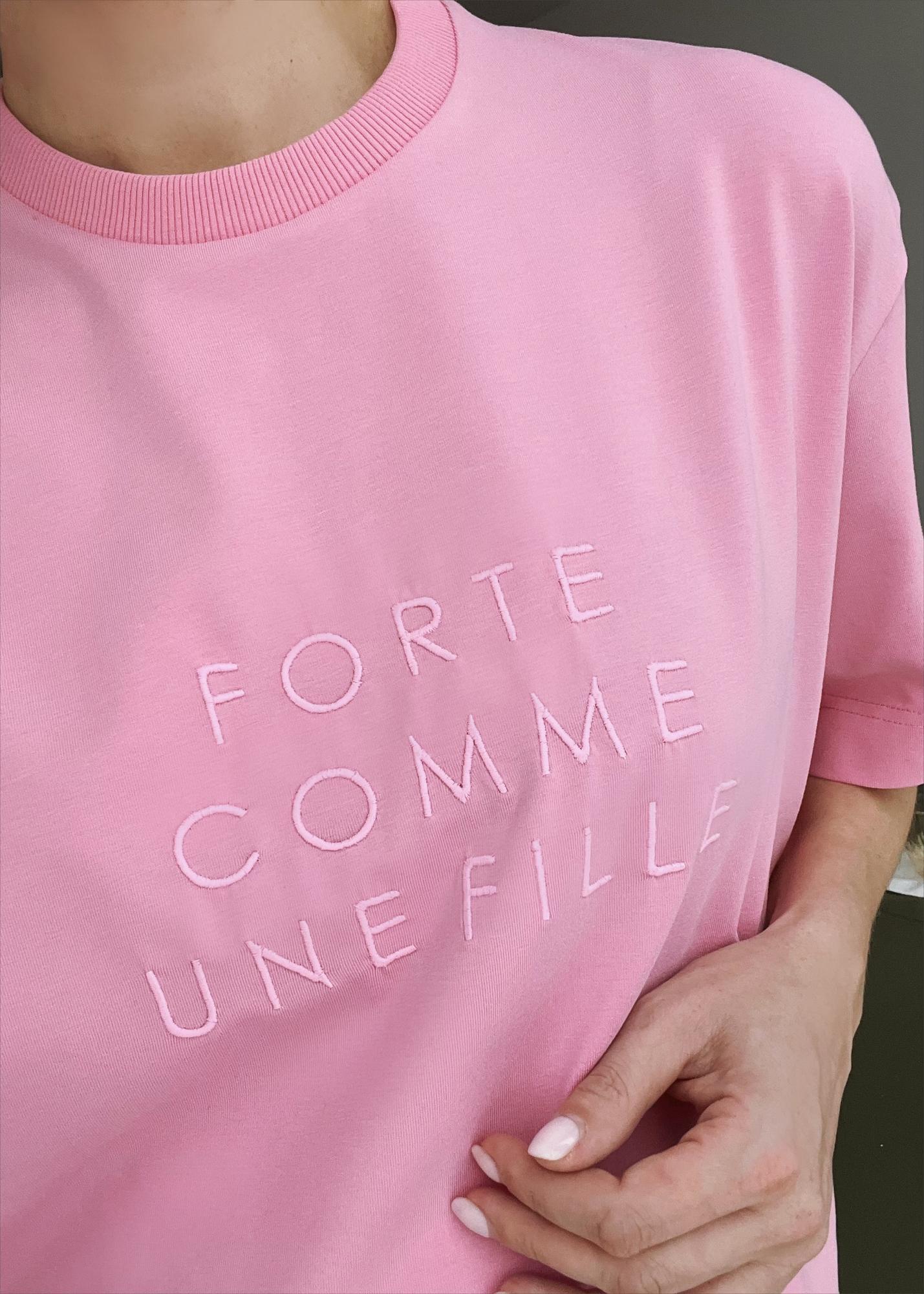 Футболка "une fille"